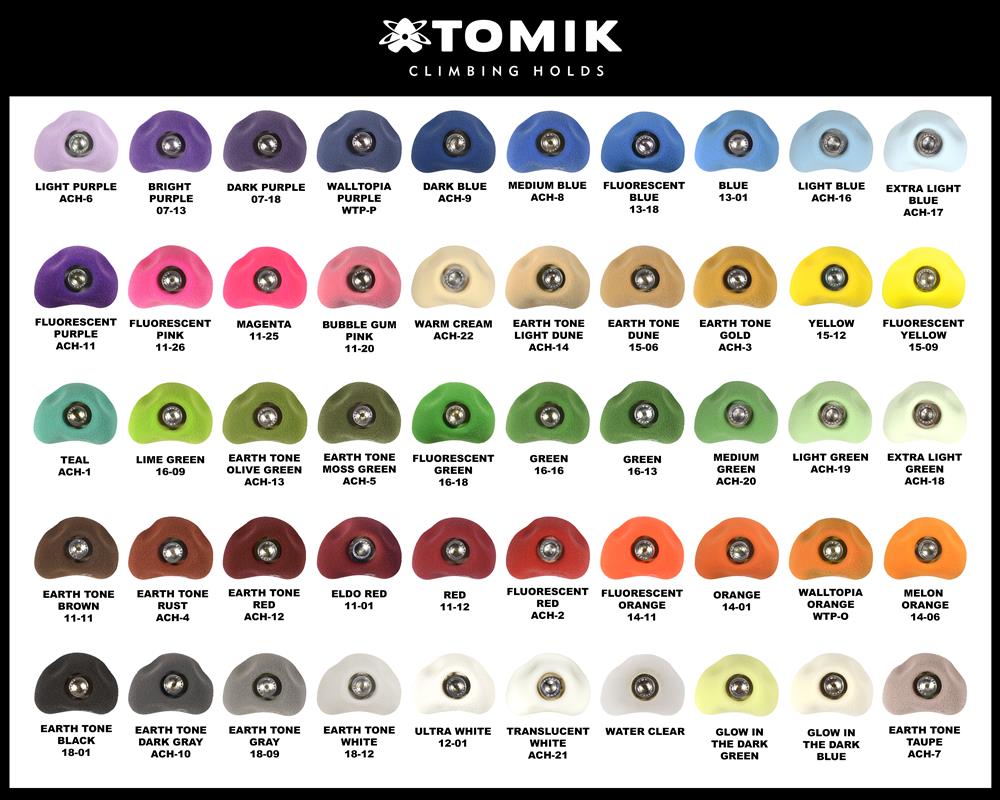 Atomik Color Chart 2024